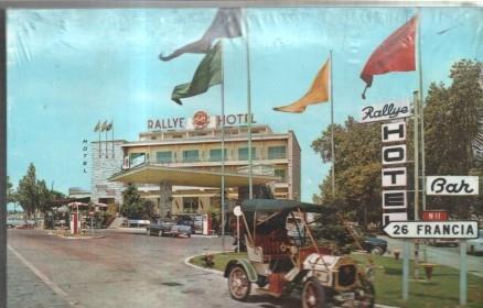 Postal: Hotel Rallye de Figueras-Girona: Voiturette Le Zebre-1908