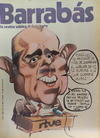 Revista: BARRABAS, Año V, Numero 187: El futbol Español al reformatorio (20 abril 1976) Poster La alemana viene a tomar el sol
