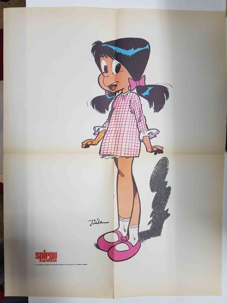 Poster de Isabel publicado en el numero 4 de Super Spirou