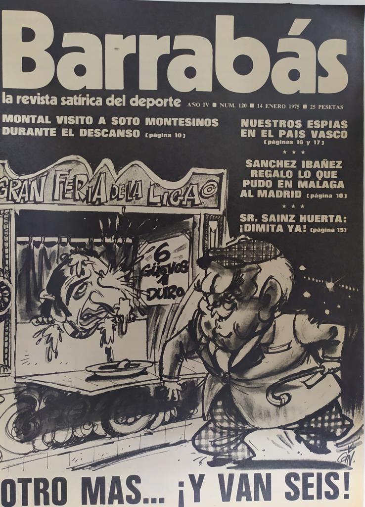 Revista: BARRABAS, Año IV, numero 120: Otro mas... ¡Y van seis! (14 enero 1975) Poster Chica tumbada