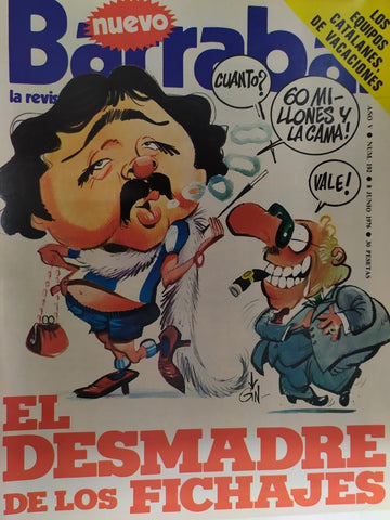 Revista: BARRABAS, Año V, numero 192: El desmadre de los fichajes (8 junio 1976) NO incluye poster