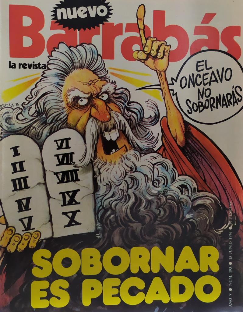 Revista: BARRABAS, Año V, numero 193: Sobornar es pecado (15 junio 1976) NO incluye poster