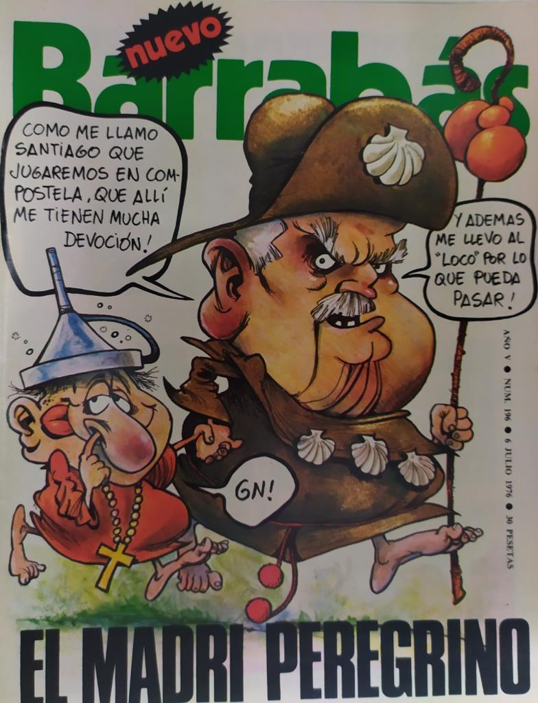 Revista: BARRABAS, Año V, numero 196: El madri peregrino (6 julio 1976) incluye To er mundo e gueno - chicas en bikini