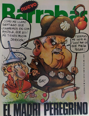 Revista: BARRABAS, Año V, numero 196: El madri peregrino (6 julio 1976) incluye To er mundo e gueno - chicas en bikini