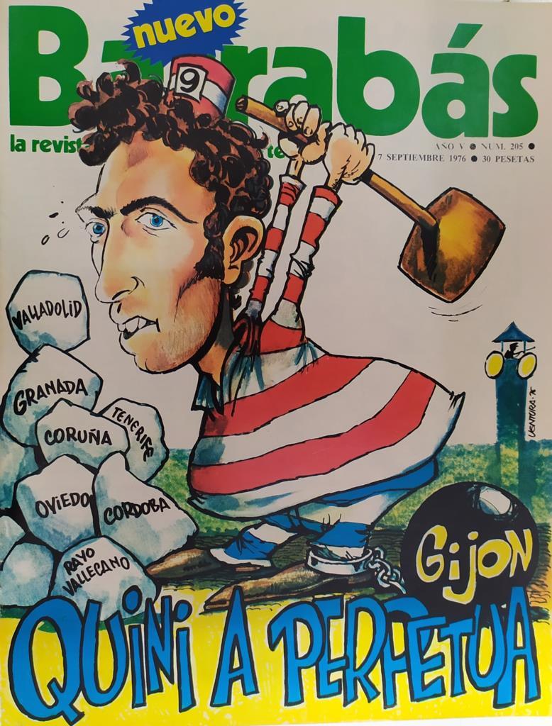 Revista: BARRABAS, Año V, numero 205: Quini a perpetua (7 septiembre 1976) incluye poster Chica bikini blanco