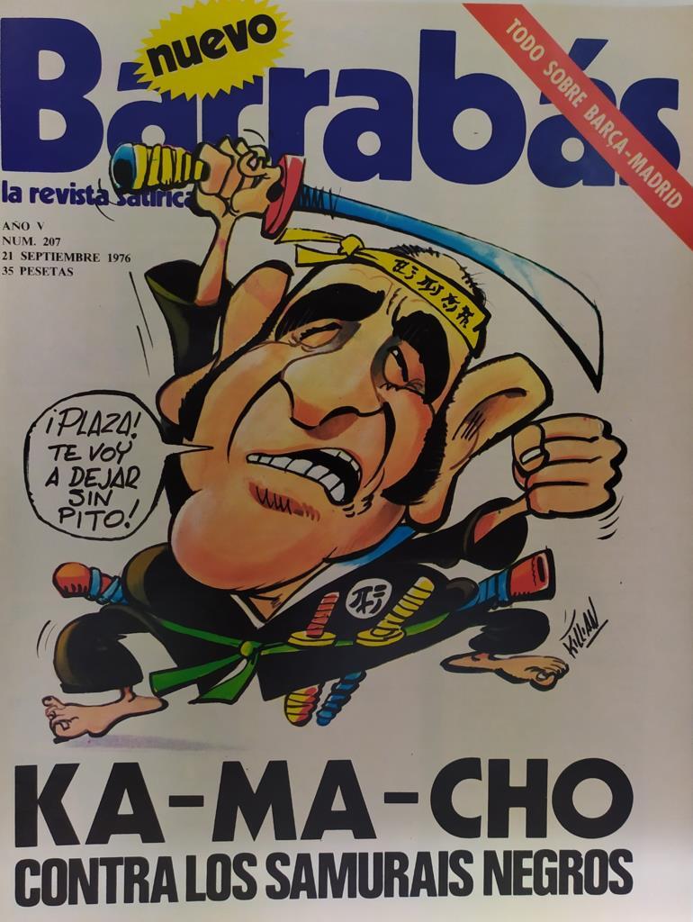 Revista: BARRABAS, Año V, numero 207: Ka-ma-cho contra los samurais negros (14 septiembre 1976) incluye poster chica flequillo y bikini rojo