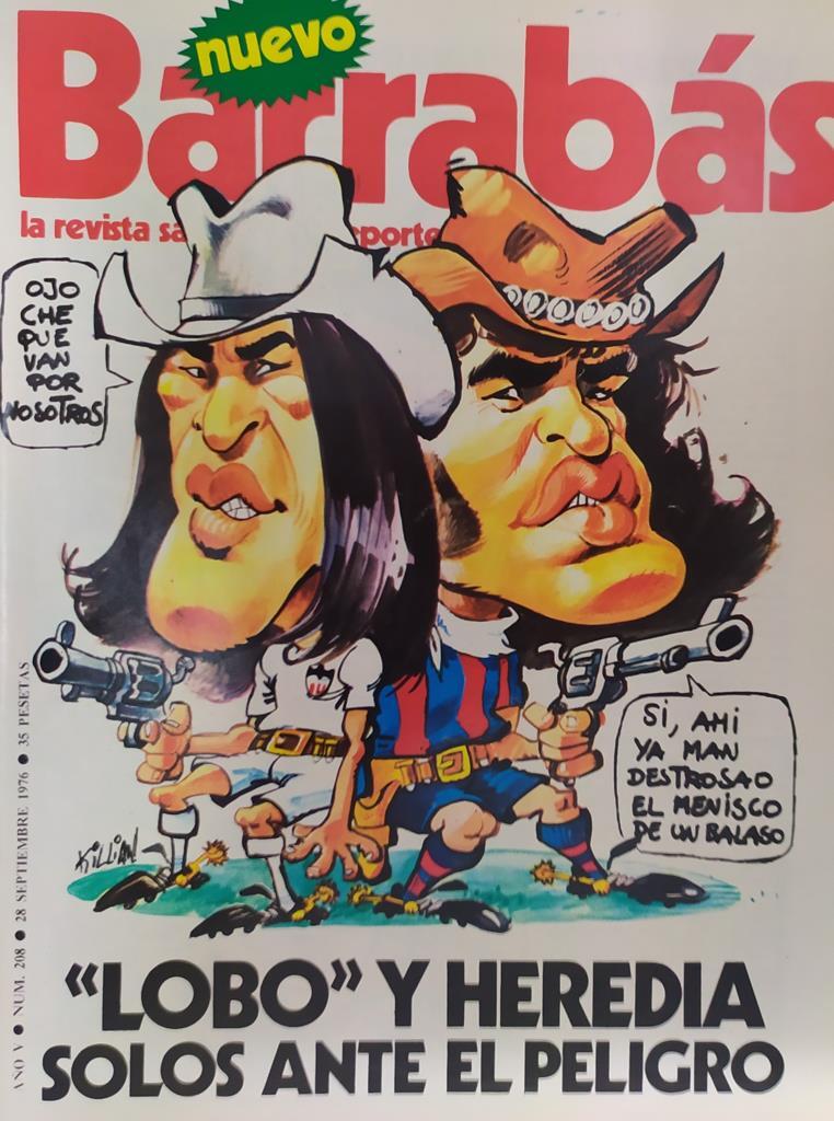 Revista: BARRABAS, Año V, numero 208: Lobo y Heredia solos ante el peligro (28 septiembre 1976) incluye Chica en la cama