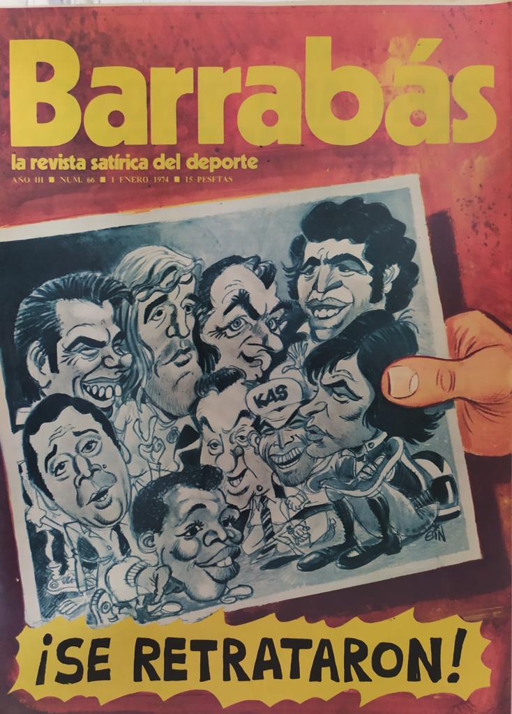 Revista: BARRABAS, Año III, numero 66: Se retrataron! (1 enero 1974) Poster Chica bikini blanco