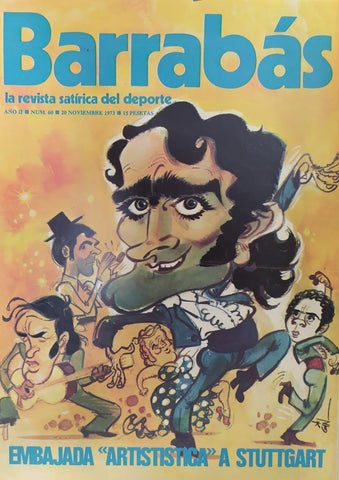 Revista: BARRABAS, Año II, numero 60: Embajada artistica a Stuttgart (20 noviembre 1973) Poster chica con telefono
