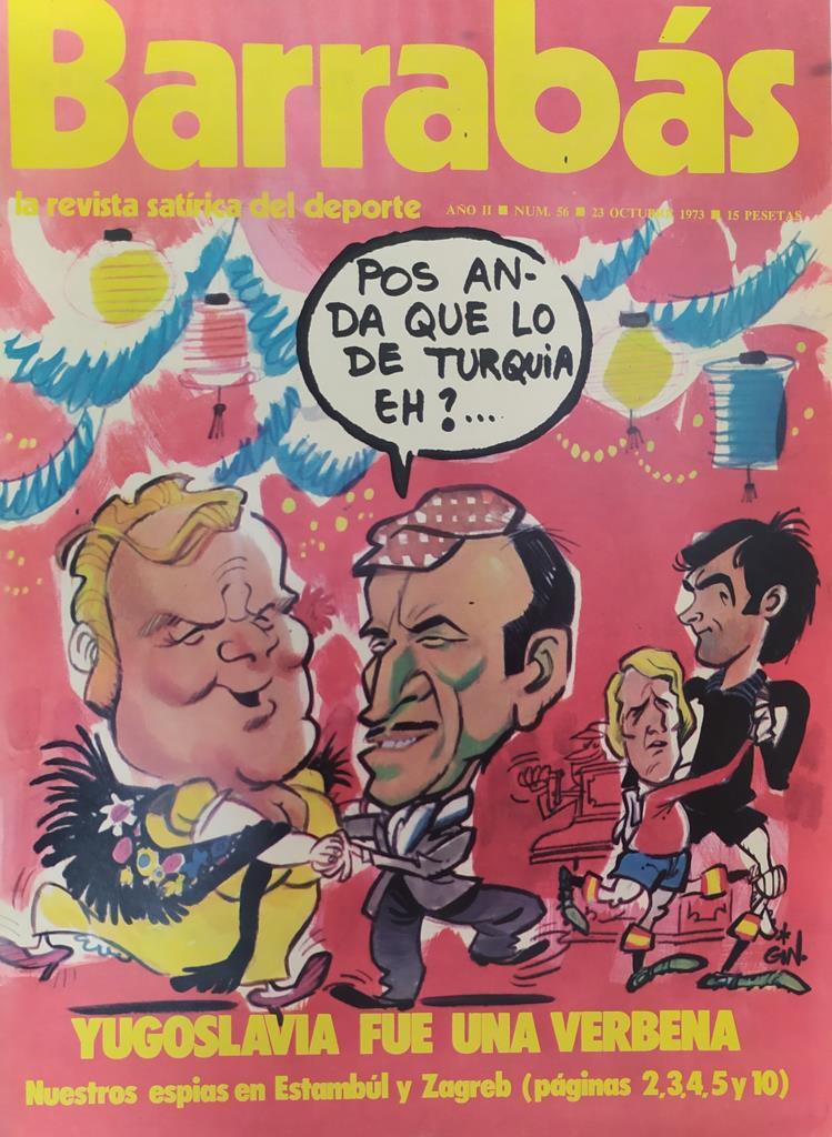 Revista: BARRABAS, Año II, numero 56: Yugoslavia fue una verbena (23 octubre 1973) Poster Obrero