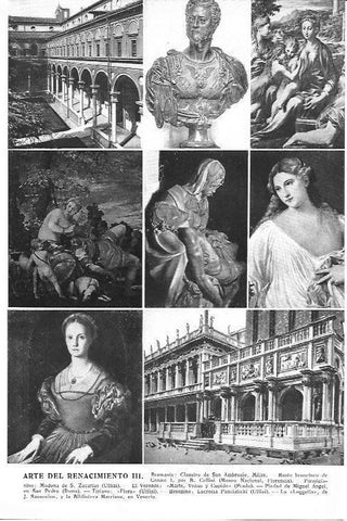 LAMINA 28909: Muestras del arte del Renacimiento