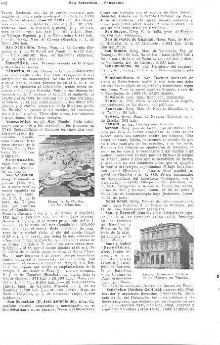 LAMINA 28986: Playa de La Concha de San Sebastian y Palacio de la Zocca en Venecia