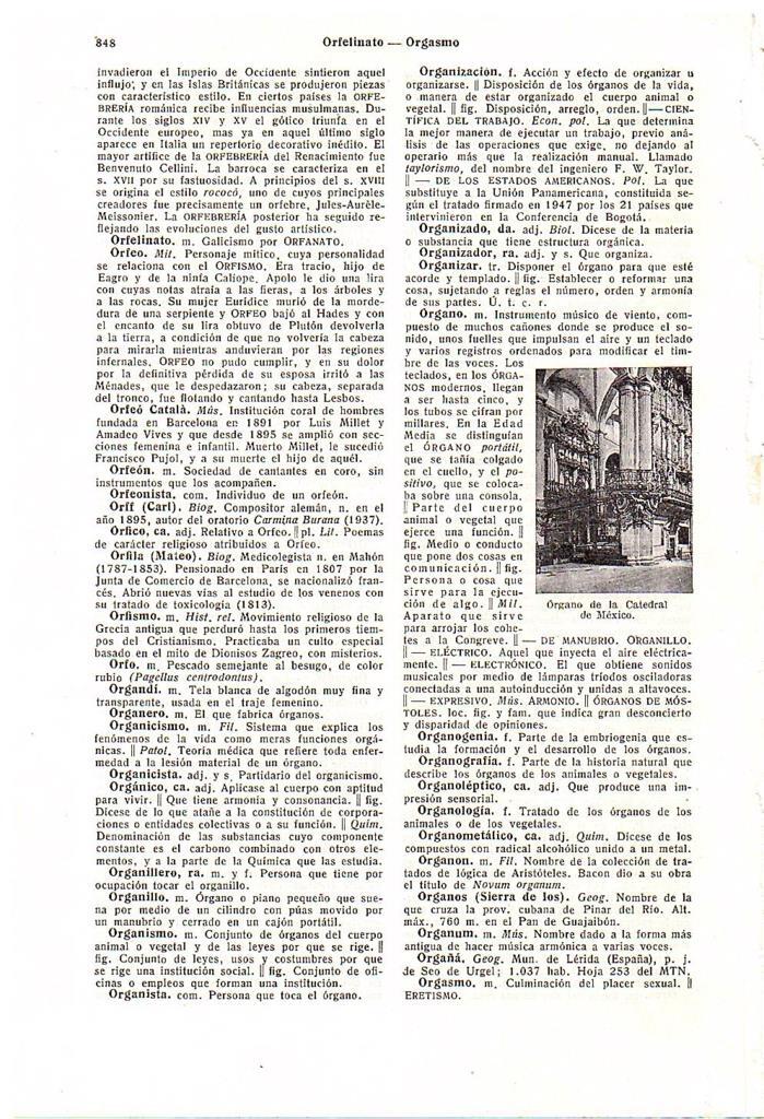 LAMINA 28768: Organo de la Catedral de Mexico