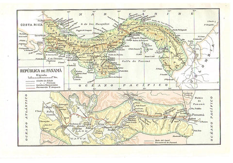 LAMINA 28776: Mapa de Panama