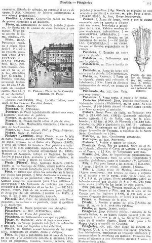 LAMINA 28843: Plaza de la Comedia Francesa en Paris y pistilo de limonero