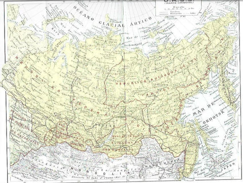 LAMINA 29150: Mapa de la URSS oriental