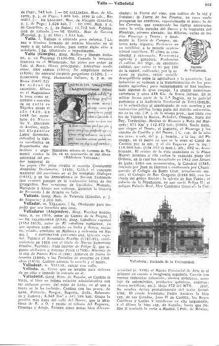 LAMINA 29160: Escudo y Universidad de Valladolid