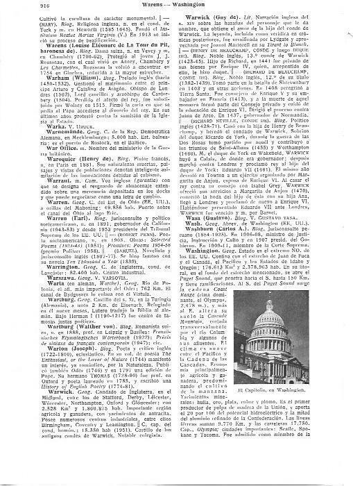 LAMINA 29209: El Capitolio de Washington, Estados Unidos