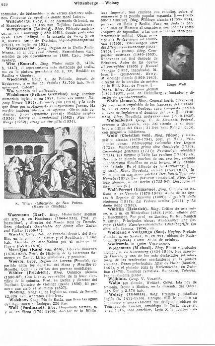 LAMINA 29215: Hugo Wolf y Liberacion de San Pedro, por Wilz