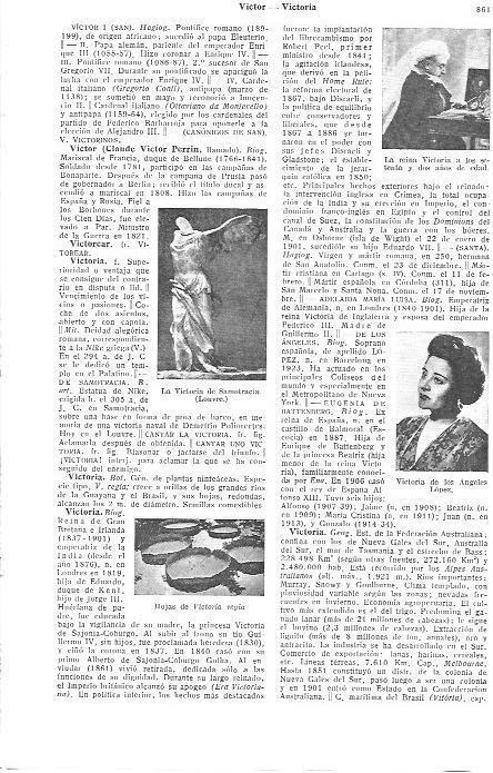 LAMINA 29185: La Victoria de Samotracia y Victoria de los Angeles Lopez