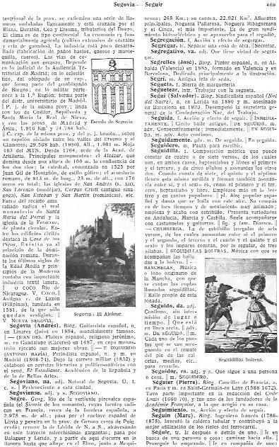 LAMINA 29003: Escudo y el Alcazar de Segovia y seguidillas boleras