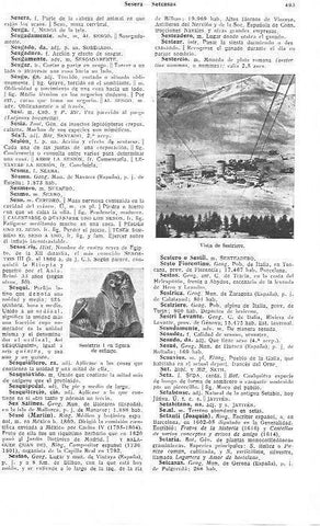 LAMINA 29013: Vista de Sestriere y esfinge de Seustris I 