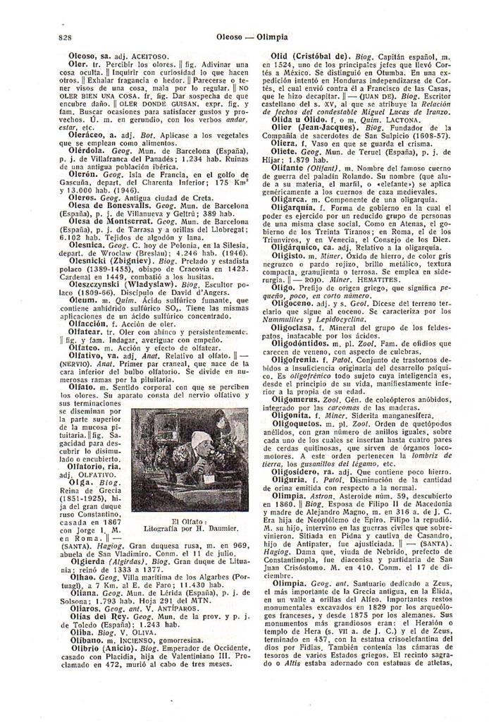 LAMINA 28766: El olfato, litografia de Daumier