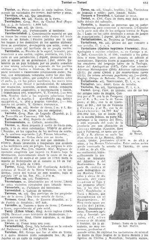 LAMINA 29091: Esudo y torre de la iglesia de San Martin en Teruel