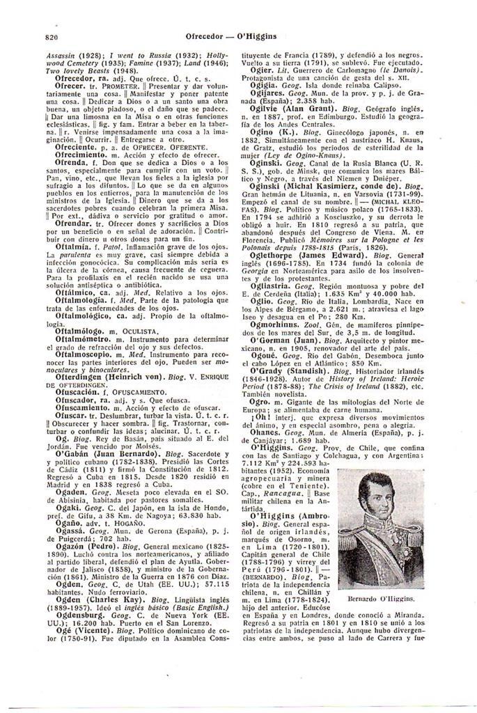LAMINA 28763: Bernard O'Higgins