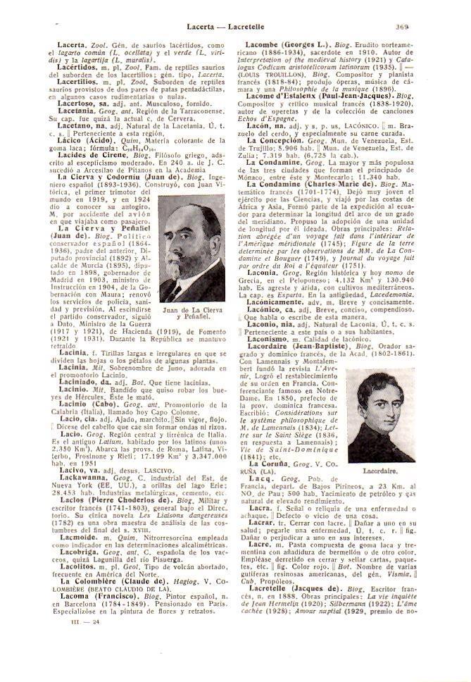 LAMINA 28421: Lacordaire y Juan de la Cierva