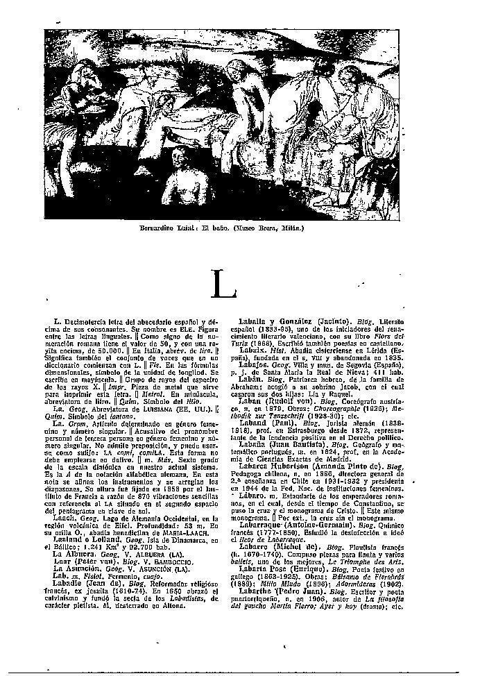 LAMINA 28422: El baño, por B. Luini