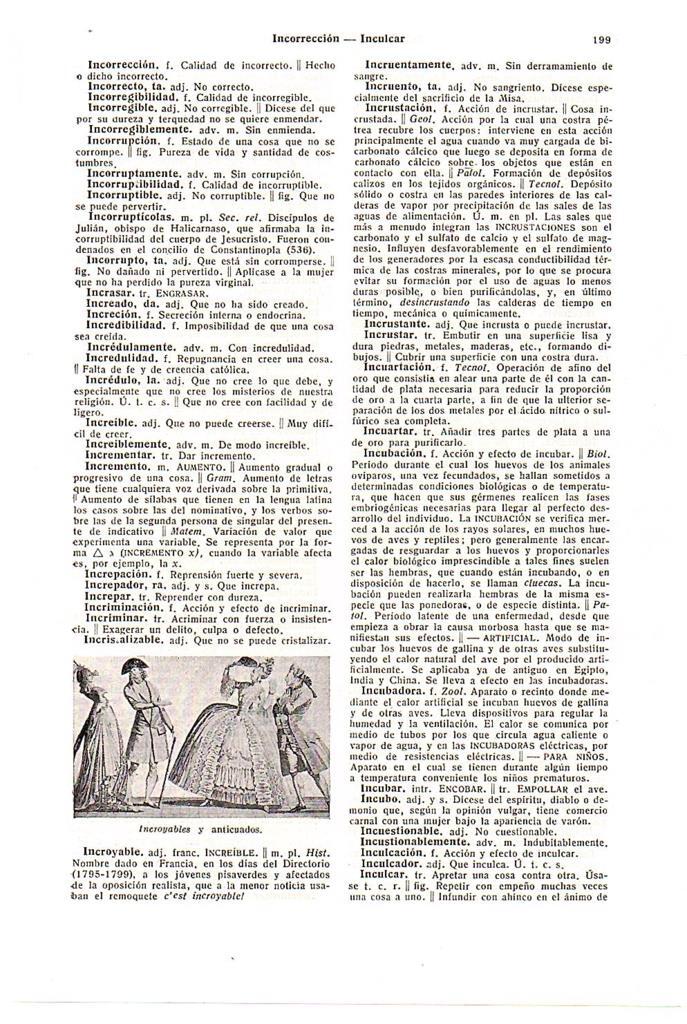 LAMINA 28505: Incroyables y anticuados