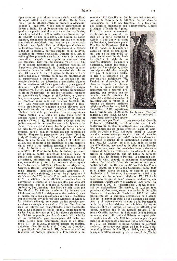 LAMINA 28513: La Iglesia, escultura de la catedral de Estrasburgo