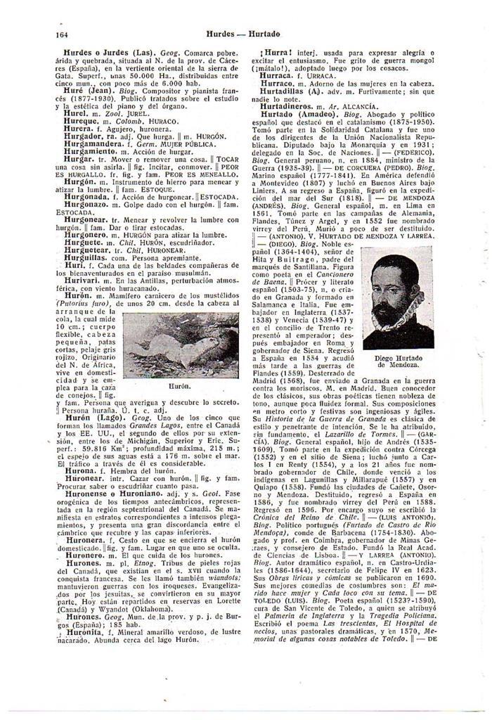 LAMINA 28522:Huron y Diego Hurtado de Mendoza