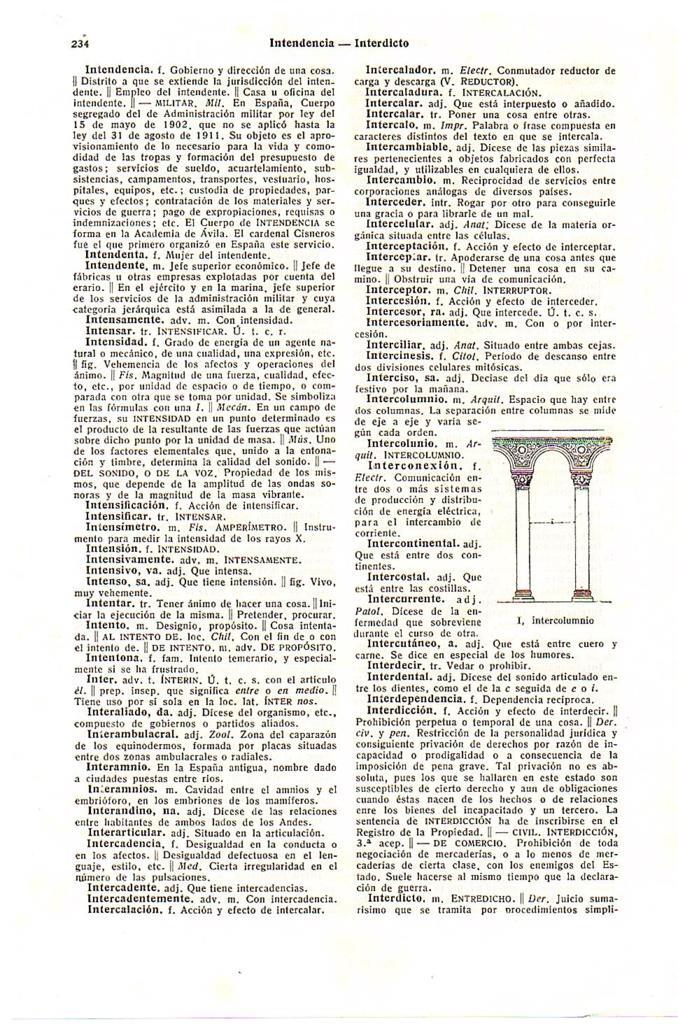 LAMINA 28488: Intercolumnio