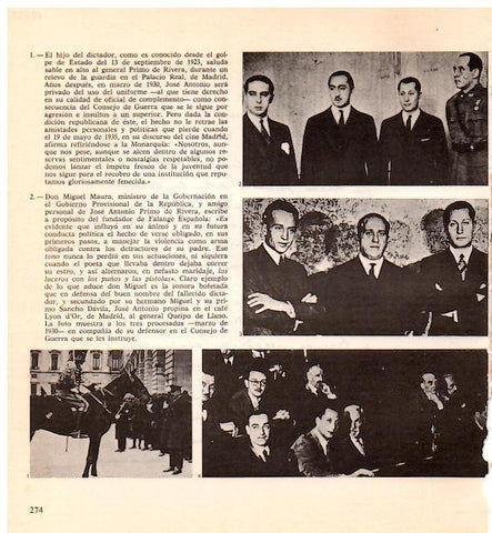 LAMINA 28335: Miguel Maura y Primo de Rivera en las elecciones de 1931