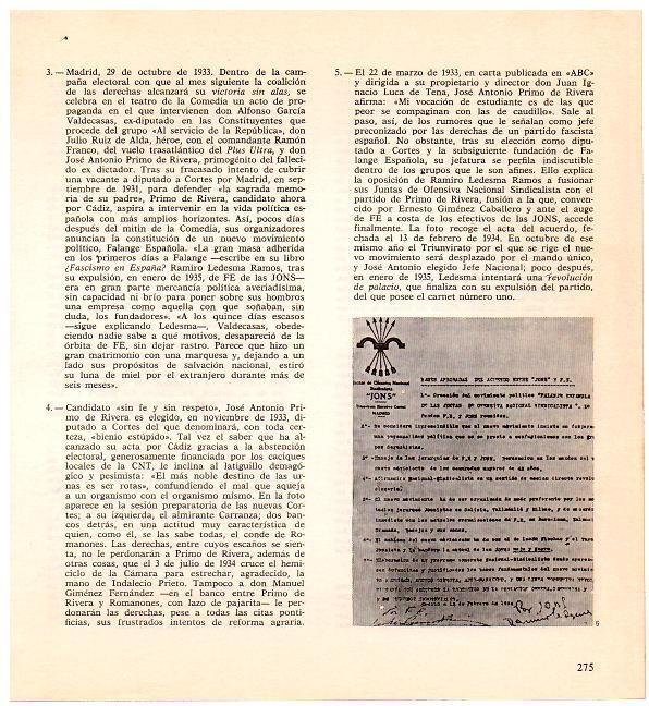 LAMINA 28336: Carta de Primo de Rivera publicada en el ABC en 1933