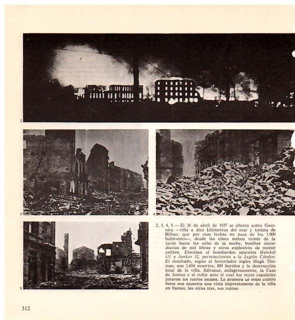 LAMINA 28342: Bombardeo de Guernica en 1937
