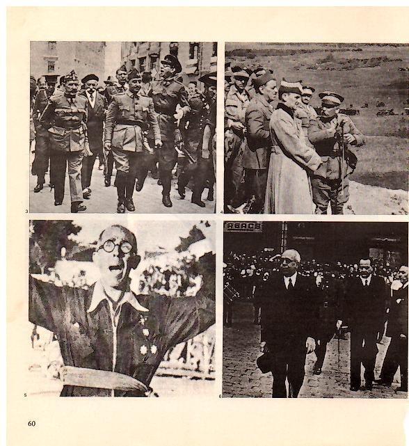 LAMINA 28298: Franco y militares de la Guerra Civil