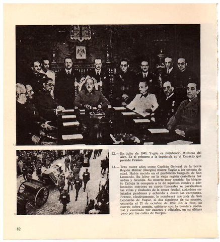 LAMINA 28304: Consejo de Gobierno presidido por Franco en 1940