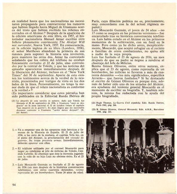 LAMINA 28305: El capitan Vela en el patio del Alcazar el 21 de julio de 1936