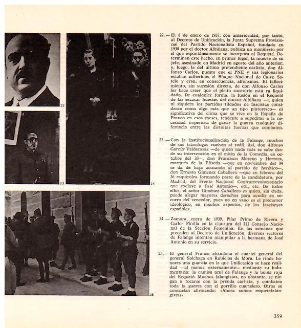 LAMINA 28351: Pilar Primo de Rivera y Carlos Pinilla en Zamora y Franco en Rubielos de Mora