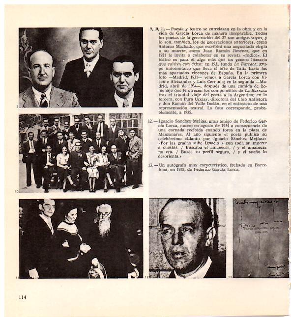 LAMINA 28310: Federico Garcia Lorca e Ignacio Mejias