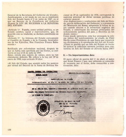 LAMINA 28313: Parte oficial de guerra de 1 de abril de 1939