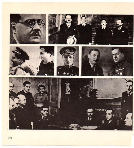 LAMINA 28319: J. Negrin, M. Rosemberg, Valentin Gomez El Campesino, N. Kuznetsov y Marcelino Pascua