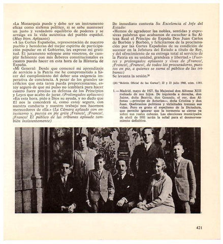 LAMINA 28356: Alfonso XIII y sus hijos