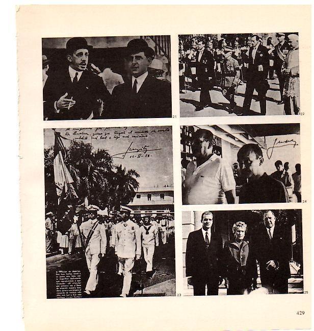 LAMINA 28360: Alfonso XIII en Roma y Juan de Borbon en el exilio