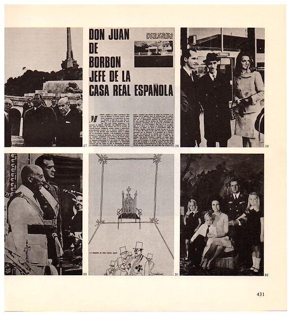 LAMINA 28361: Juan Carlos I con Franco