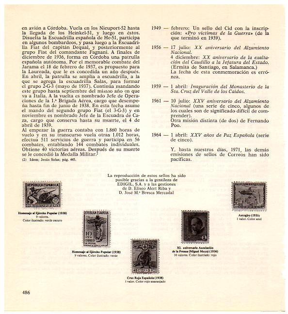 LAMINA 28371: Sellos de la Guerra Civil
