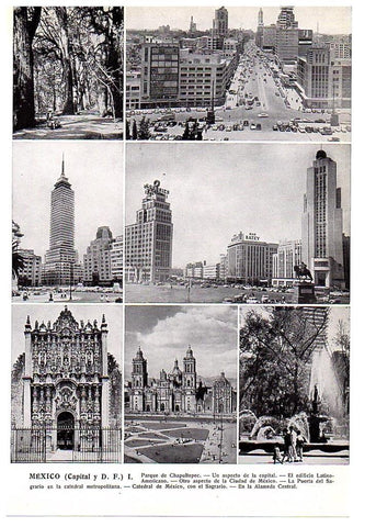 LAMINA 28684: Vistas de Mexico D.F.